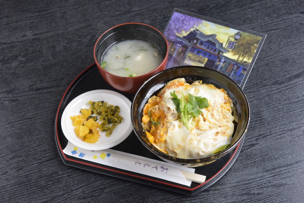 カツ丼+ポストカード